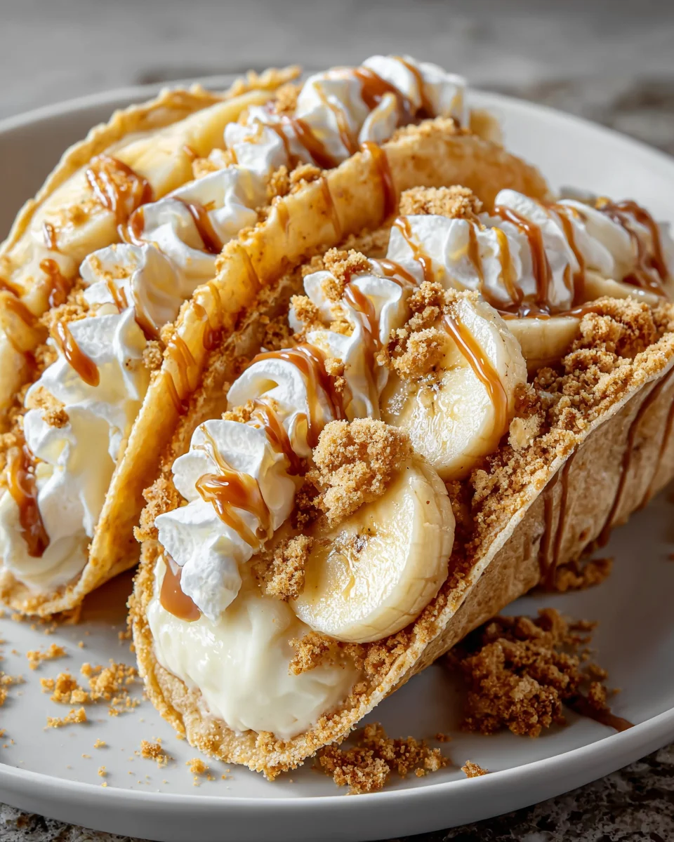 Banana Pudding Tacos