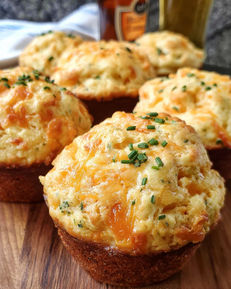Beer Cheese Muffins