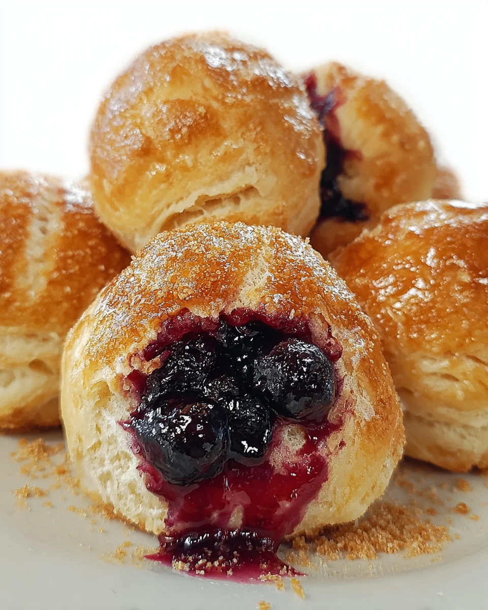 Blueberry Pie Bombs