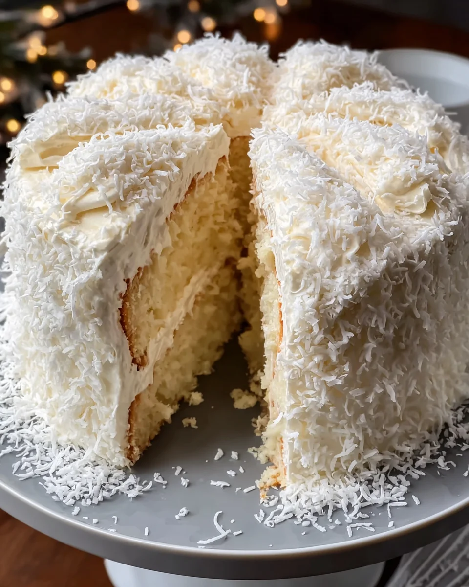 Catch A Husband Coconut Cream Cake