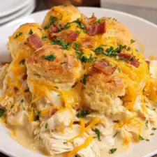 Chicken Bubble Biscuit Bake