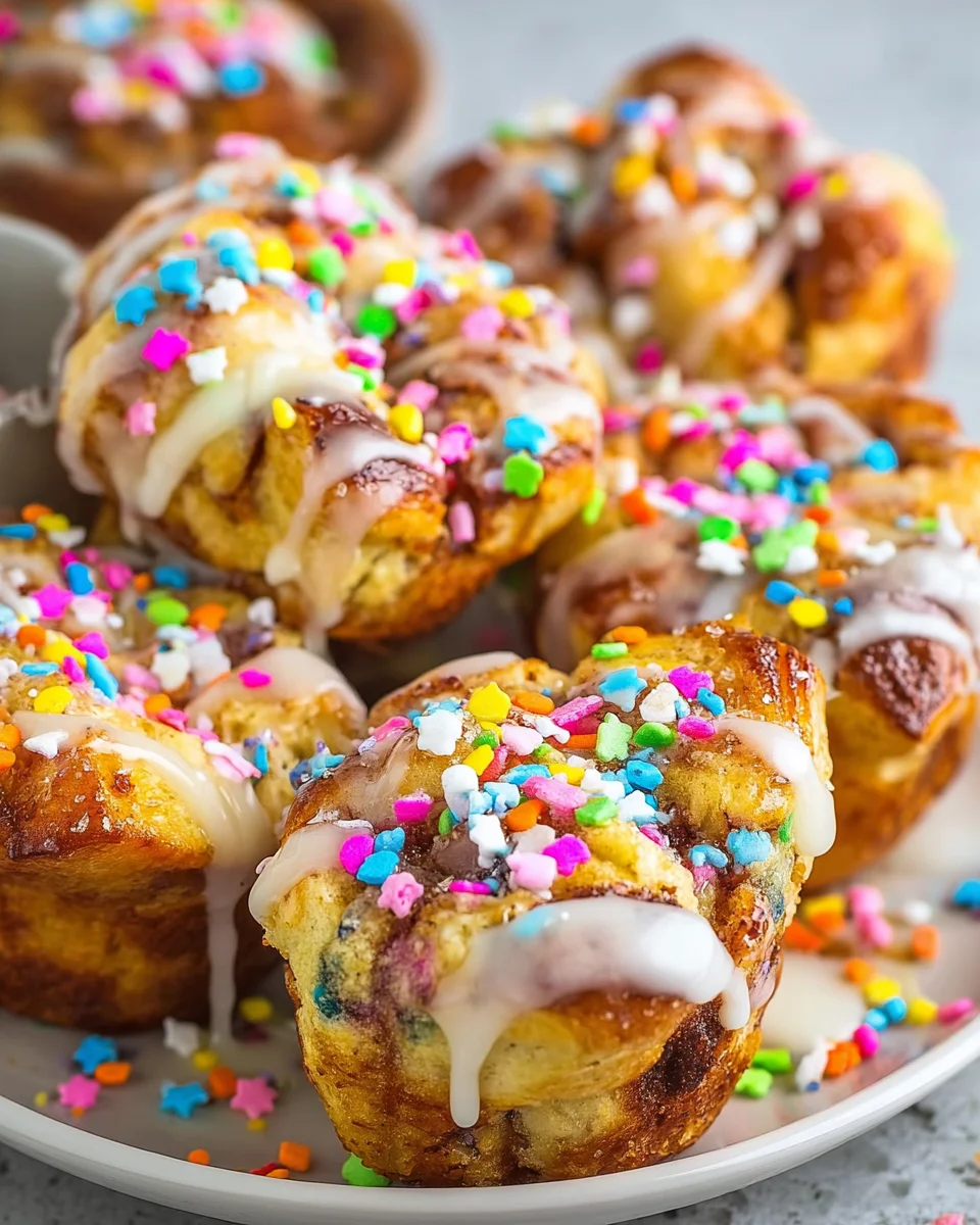 Funfetti French Toast Muffins