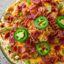 Jalapeño Popper Dip with Bacon