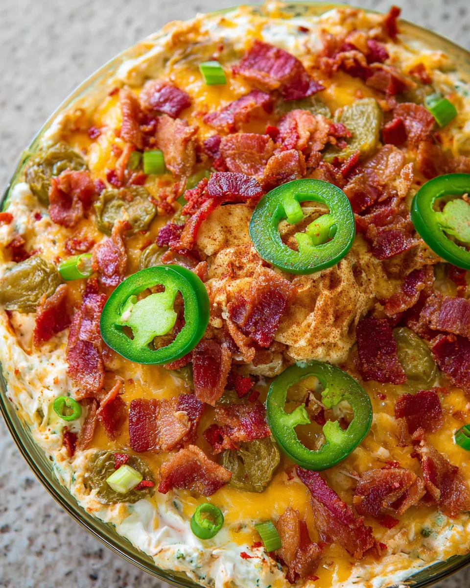 Jalapeño Popper Dip with Bacon