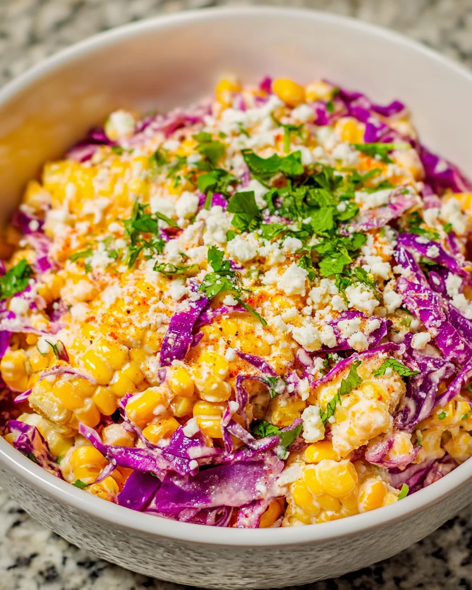 Mexican Street Corn Coleslaw