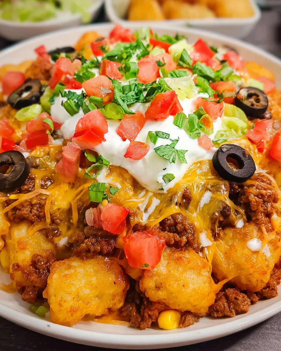 Mexican Tater Tot Casserole
