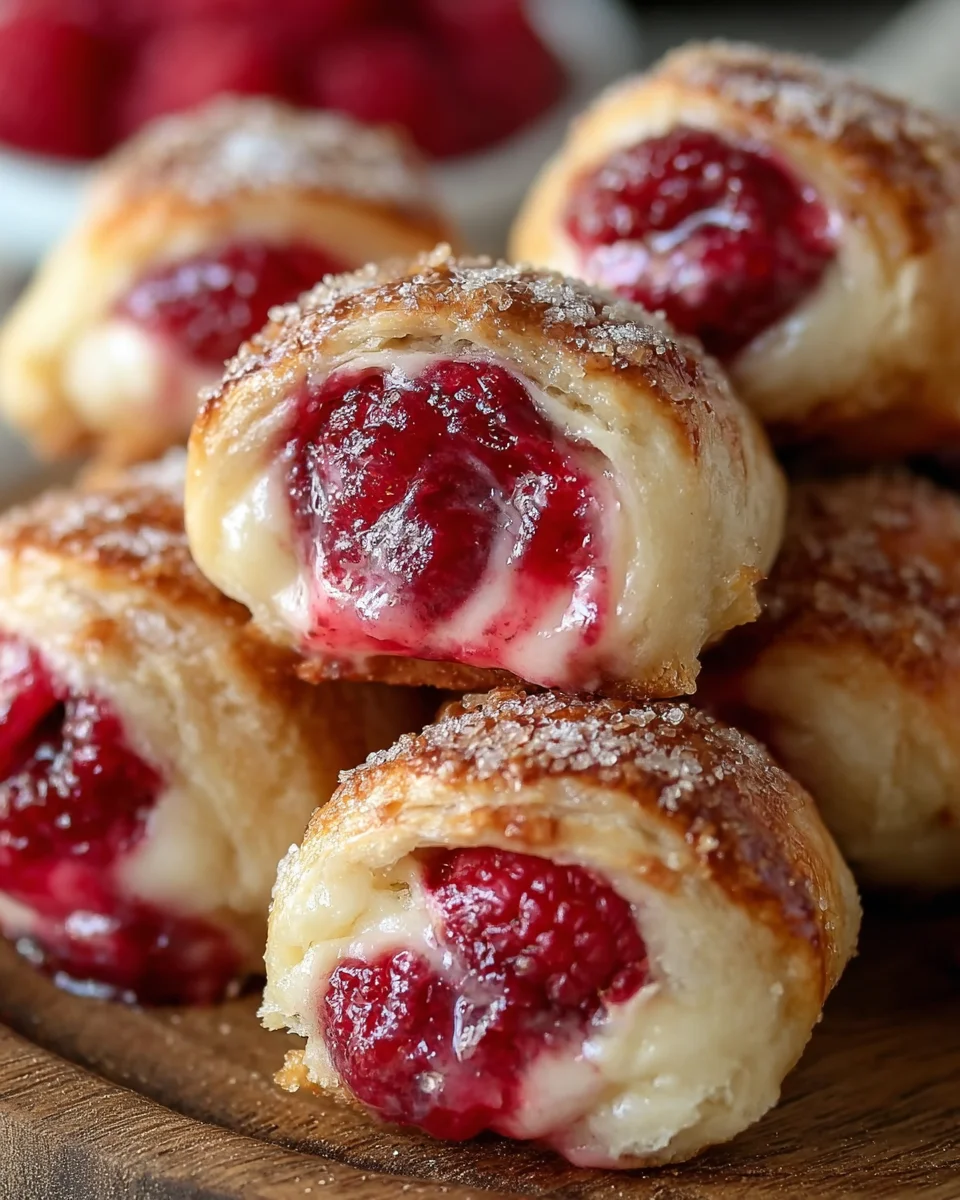 Raspberry Cream Cheese Bites
