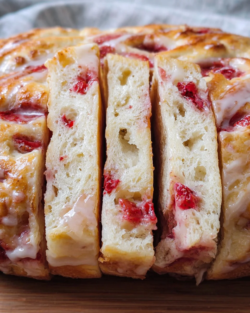 Strawberry Lemonade Sourdough Focaccia