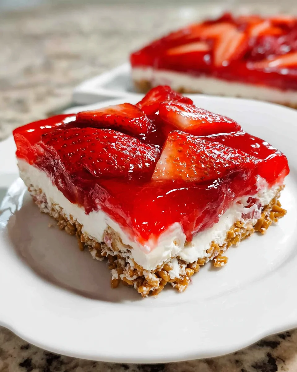 Strawberry Pretzel Salad