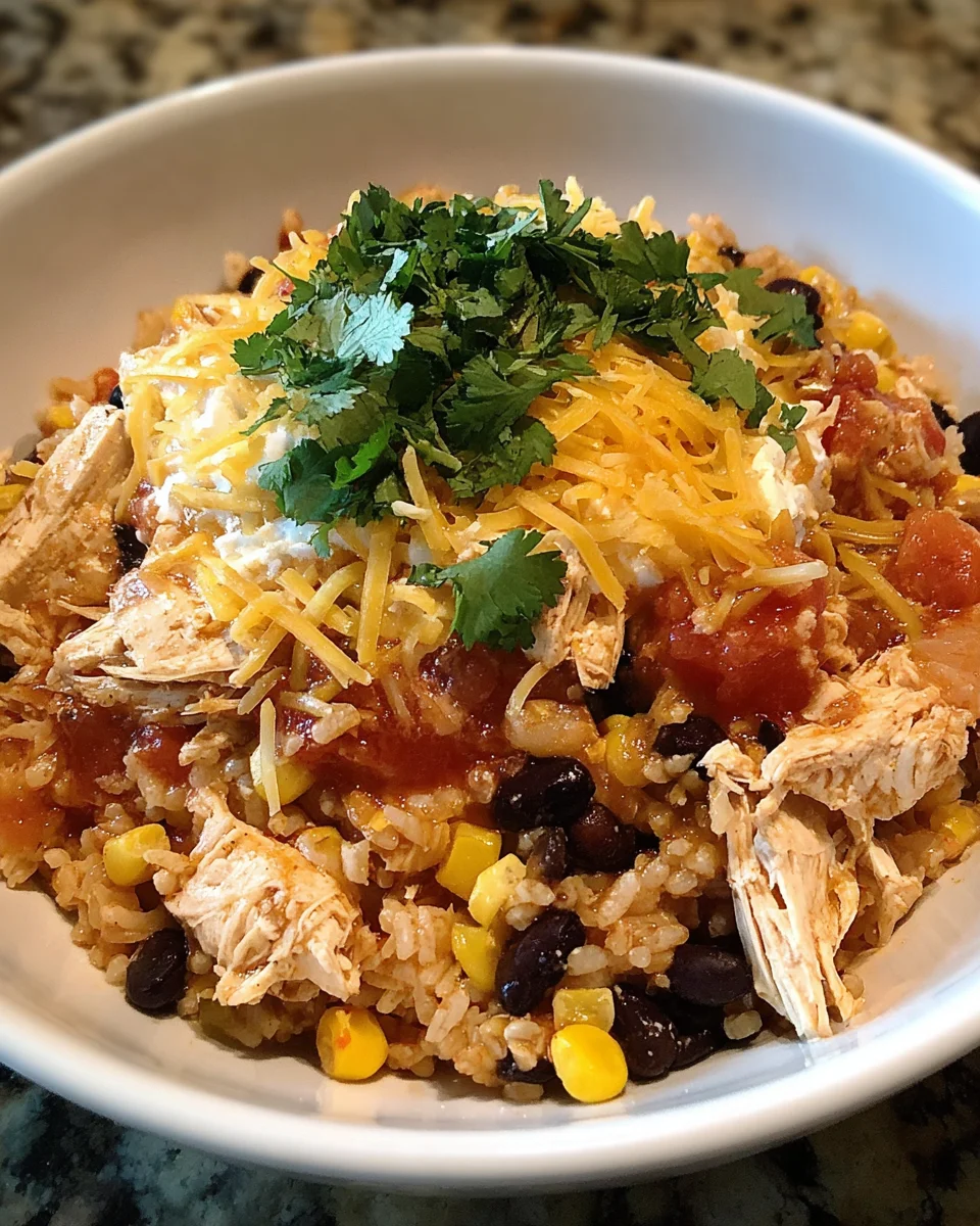 Chicken Burrito Casserole