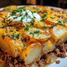 Loaded Beef & Potato Bake